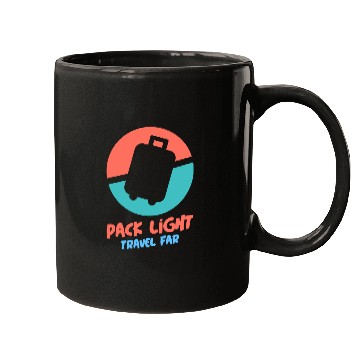 Discover PACK LIGHT TRAVEL FAR Mugs