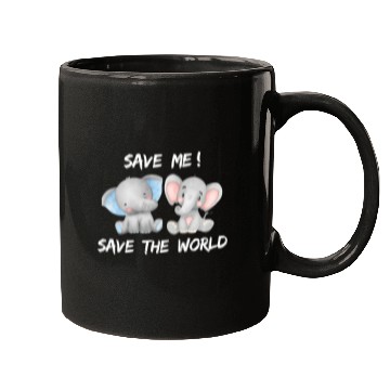 Discover World Elephant Day. Mugs
