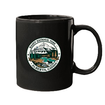 Discover Banff National Park Alberta Canada Mugs