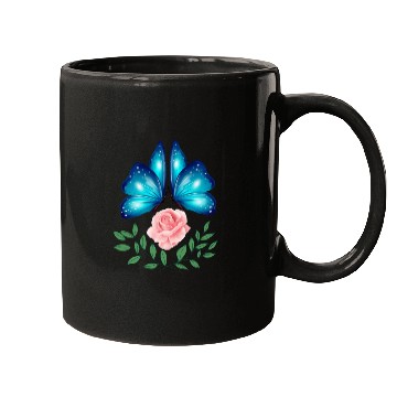 Discover Butterfly. Flower. Rose. Joy. spring. Spring break Mugs