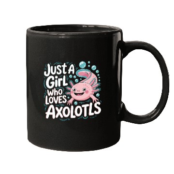 Discover Whimsical Axolotl Love Design Mugs