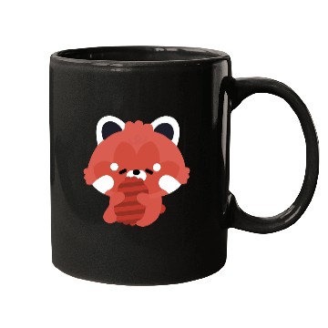 Discover Sleepy Red Panda Mugs
