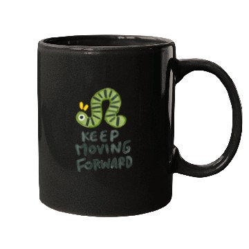 Discover Keep Moving Forwards | Cute Green Bug Mugs