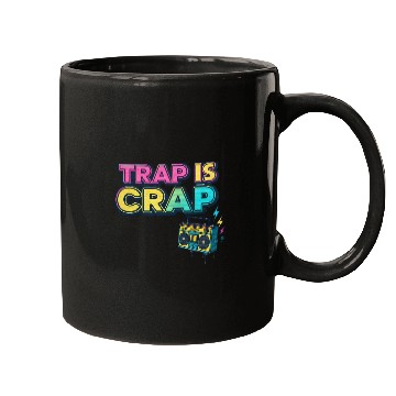 Discover "Trap Is Crap" Graffiti Hip-Hop Mugs