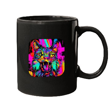 Discover Neon Fluorescent UV Electro Music Party Mugs