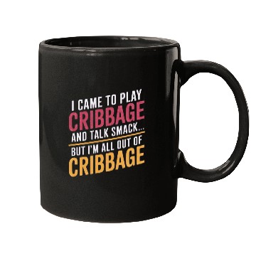 Discover Cribbage Smack Talk Design for Vintage Game Fans Mugs