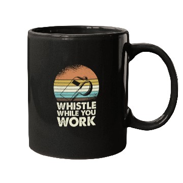 Discover Whistle While You Work Retro Vibes Mugs