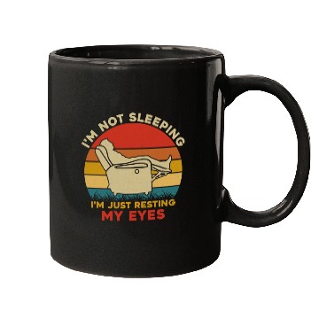 Discover Resting My Eyes Mugs – Funny Dad Joke Gift