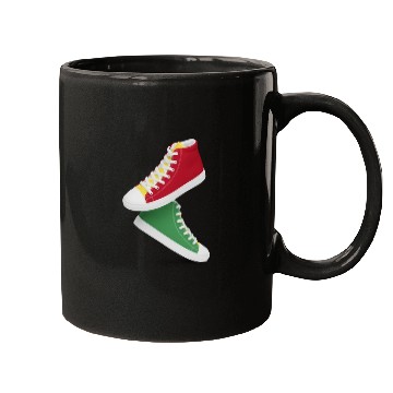 Discover Red,Green and Yellow Mugs