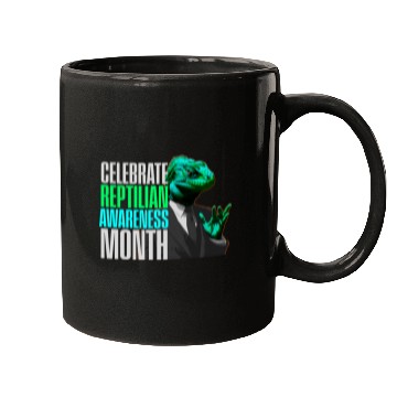 Discover Reptilian Awareness Month Lizard People Mugs