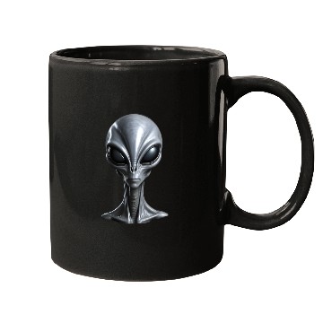 Discover Real Tall Grey Alien Extraterrestrial Mugs