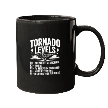 Discover Tornado Levels Meteorology Storm Chasing Mugs