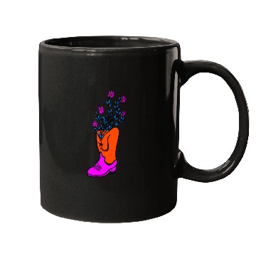 Discover Bad Gal cowboy boots Mugs