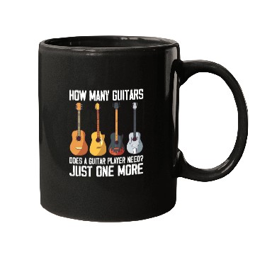 Discover How many guitares for guitarist guitar player Mugs