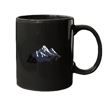 Discover Geometric Wilderness — Crystal Deer Mugs