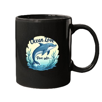 Discover Playful dolphins Mugs