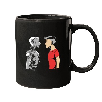 Discover Artificial Intelligence Human AI Mugs
