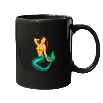 Discover Classic Vintage Mermaid Pinup Mugs
