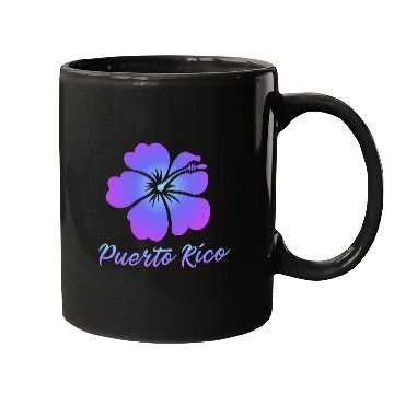 Discover Puerto Rico Hibiscus Mugs
