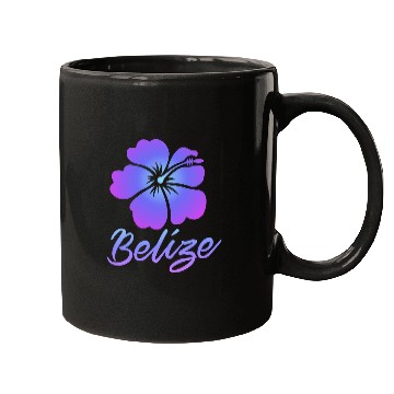 Discover Belize Hibiscus Mugs