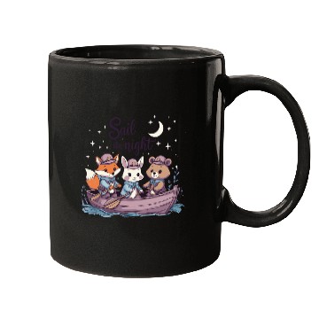 Discover Sail the Night Whimsical Animal Mugs