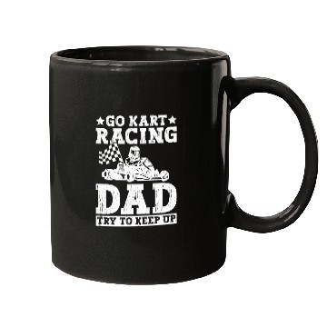Discover Go Kart Racing Dad Mugs