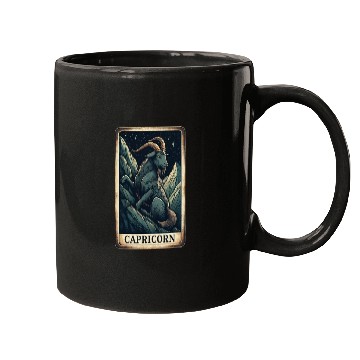 Discover Zodiac Card Capricorn Mugs