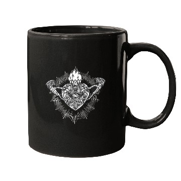 Discover Sacred Heart Claddagh Symbol - White Mugs