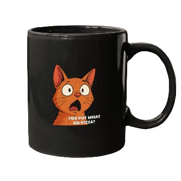 Discover Funny Shocked Cat Meme Mugs