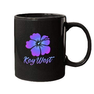 Discover Key West Tropical Flower Mugs