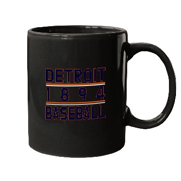 Discover Detroit Baseball Classic Mugs