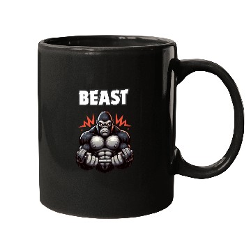 Discover Beast Gym Gorilla – Motivational Mugs"