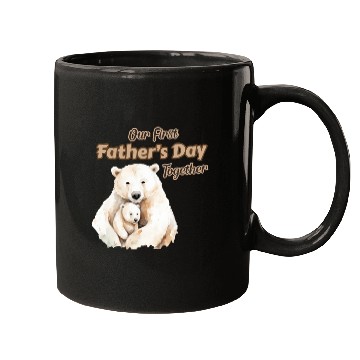 Discover Our First Father's Day Together - Polar Bear Mugs