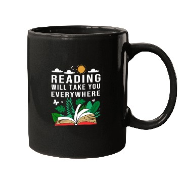 Discover Reading Teacher Librarian Read Book Mugs