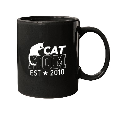 Discover Cat Mom Since 2010 | Cat Lover gift Mugs