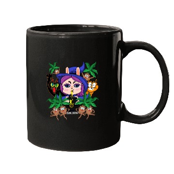 Discover Muntan Magic Festival Witch with Jungle Creatures Mugs