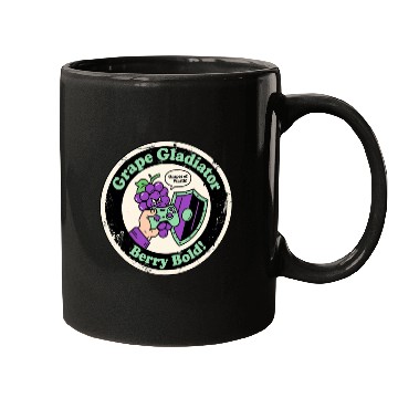 Discover Grape Gladiator Berry Bold Gamer Mugs