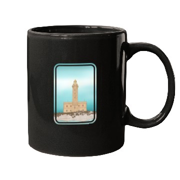 Discover Vieste Lighthouse Italy Mugs