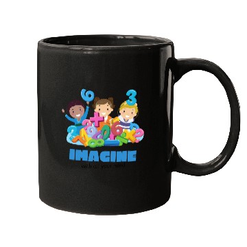 Discover Imagine Math Fun – Colorful Kids Learning Design Mugs