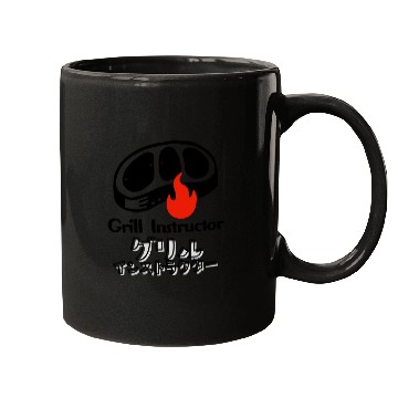 Discover Grill Instructor Steak Black Mugs