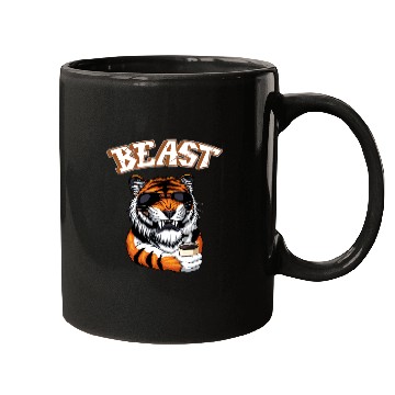 Discover Beast Tiger. Mugs
