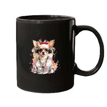 Discover Bling Chihuahua Mugs