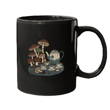 Discover Mushroom Tea Gathering Mugs