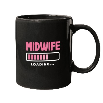 Discover Midwife Loading Progress Design Mugs