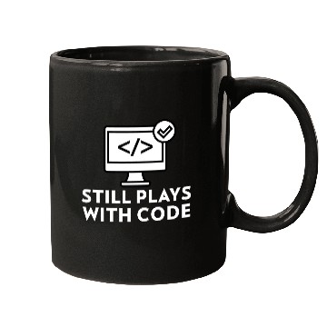 Discover Still Plays with Code Gift for Programmer Mugs