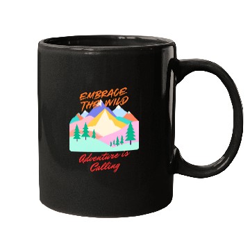 Discover embrace the wild. adventure is calling Mugs