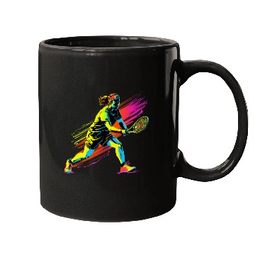 Discover Tennis Player 90s Style Mugs