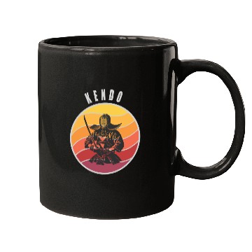 Discover Retro Kendo Samurai Style Mugs