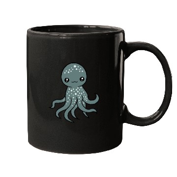 Discover Octopus squid tentacle cephalopod cute sweet comic Mugs