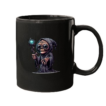 Discover Cosmic Skull Wizard – Creepy Arcane Sorcerer Mugs